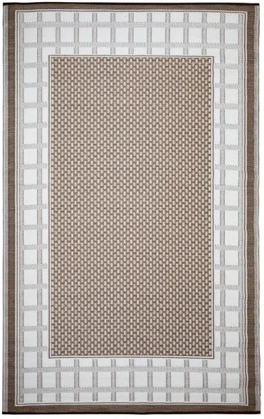 Eco Friendly Outdoor Rug - Europa Beige and Cream