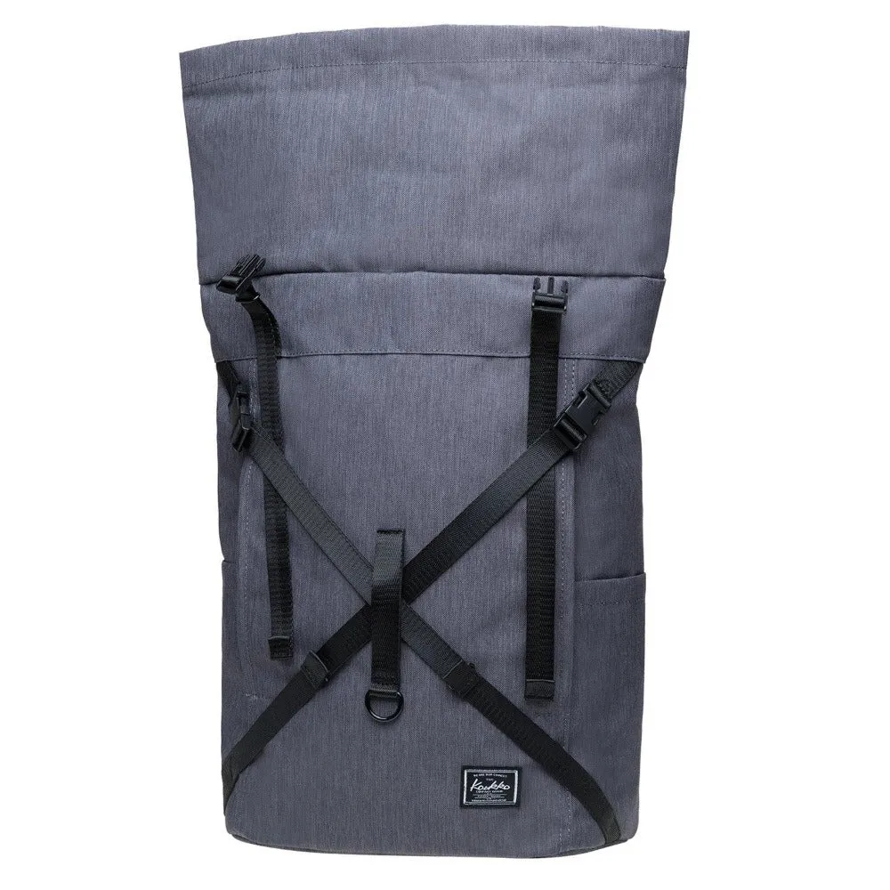 KAUKKO Backpack for daily use, KF07-2 ( Grey / 17.8L )