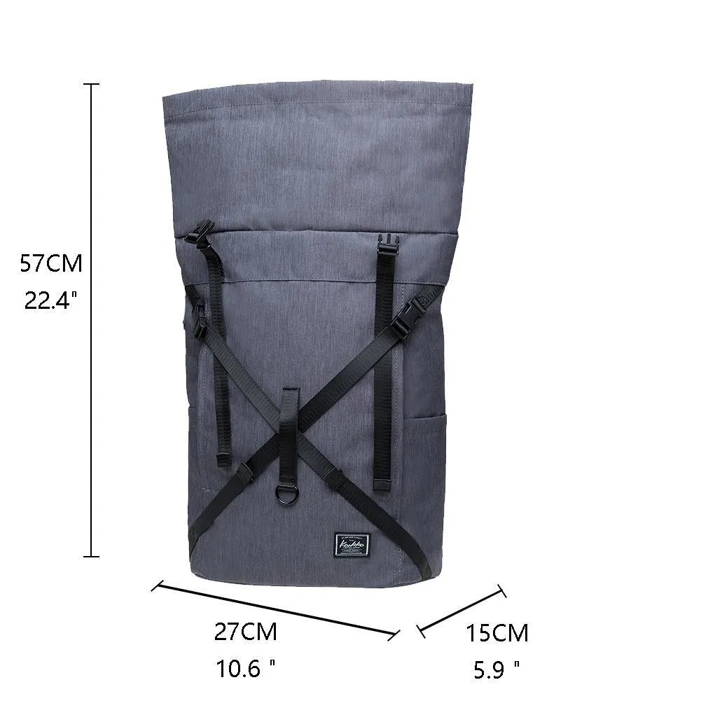 KAUKKO Backpack for daily use, KF07-2 ( Grey / 17.8L )