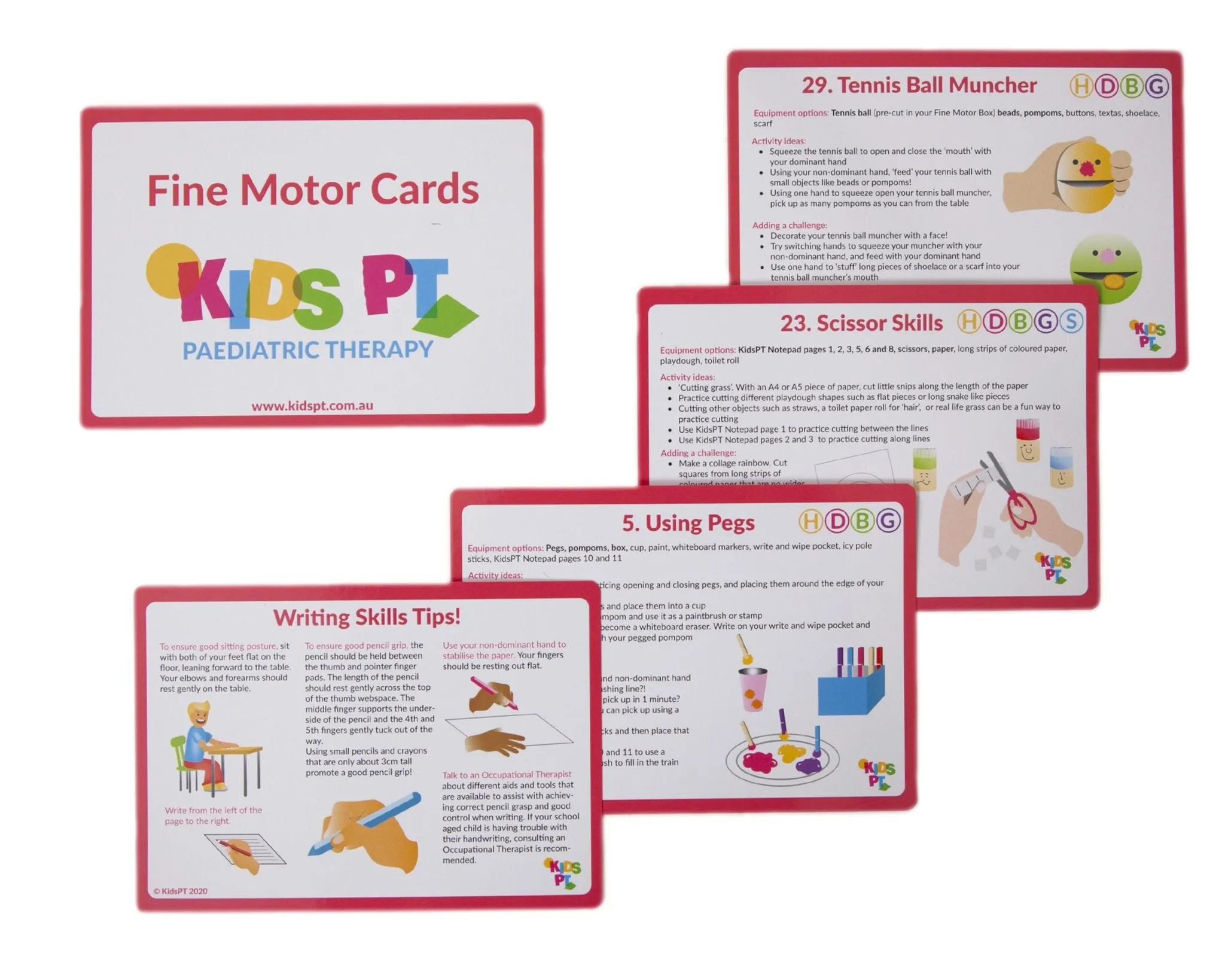 Kids PT - Fine Motor Cards