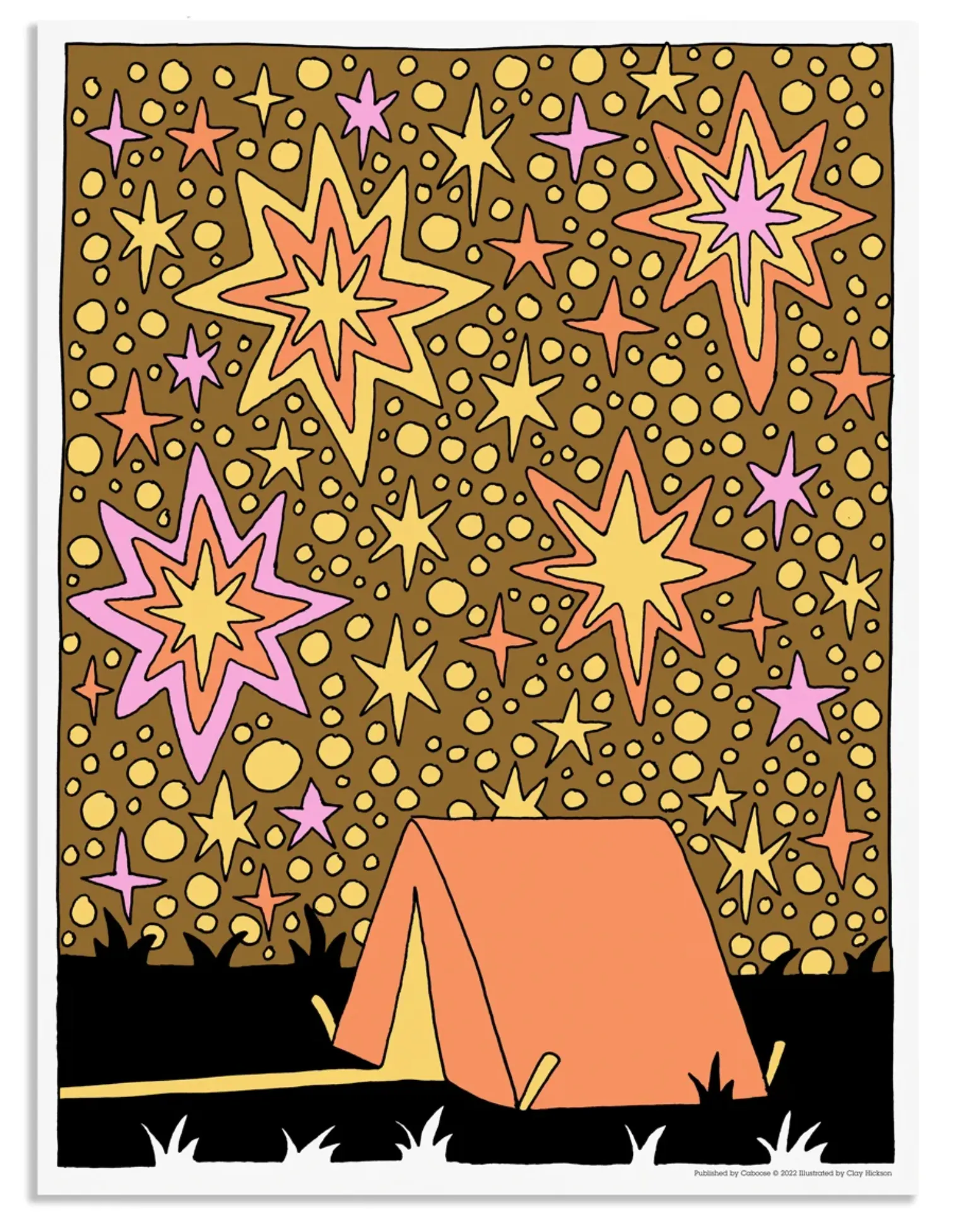 Stardust Screen Print by Clay Hickson