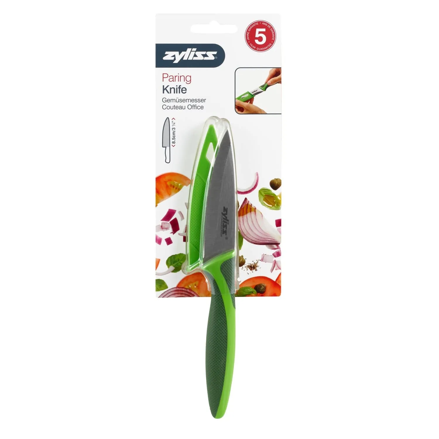Zyliss Paring Knife with Sheath Cover 3.25 inch